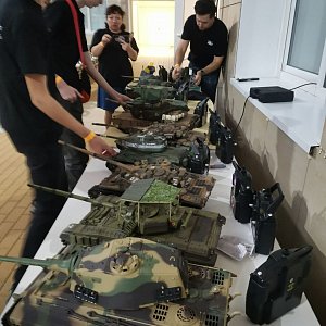 Соревнования г. Воронежа по танково-модельному спорту «Танковый биатлон»